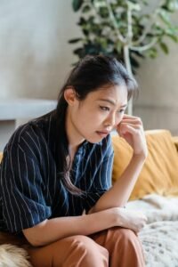 Mood swings and anxiety caused by hormonal changes